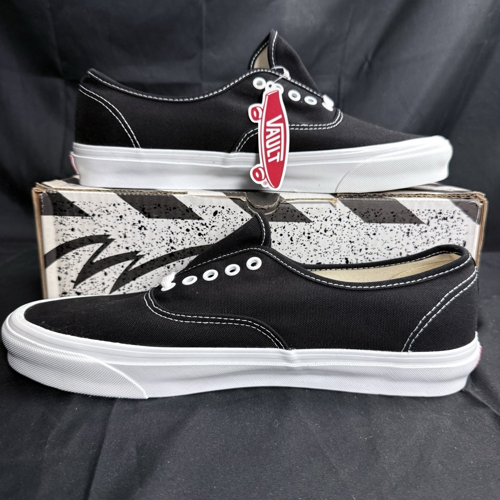 Vans OG Authentic LX Black Mens Size 13 Classic Canvas Shoes - VN0A4BV91WX